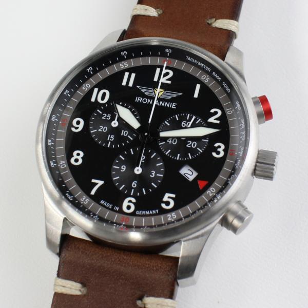 アイアンアニー IRON ANNIE 腕時計 F13 TEMPELHOF 5688-2QZ BLAC...