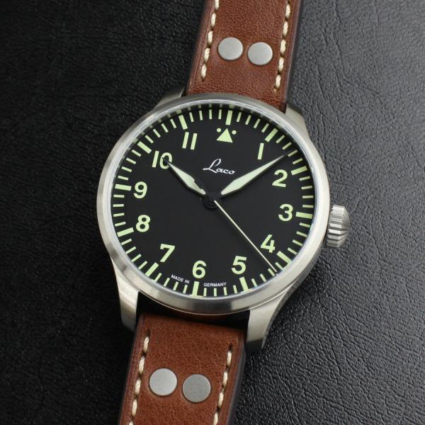 ラコ 腕時計 Laco 861688.2 Augsburg42 アウクスブルク42 自動巻き パイロ...