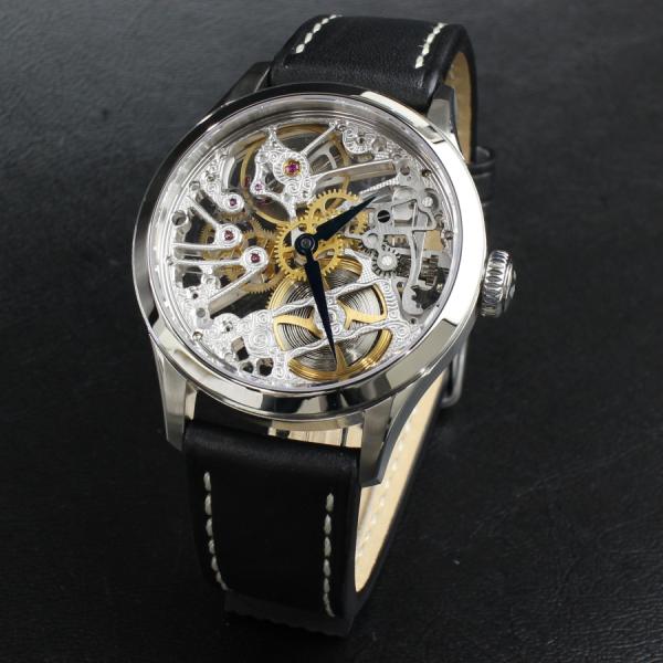 NIVREL 腕時計 ニブレル レプリカ フルスケルトン 手巻き 腕時計 N 322.001 CKK...