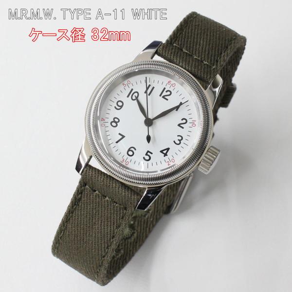 M.R.M.W. TYPE A-11 White クォーツ 腕時計 12時間表示式 時計 送料無料