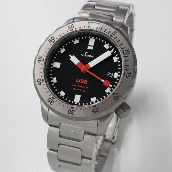 ジン Sinn U50.M 自動巻き 腕時計 メンズ腕時計 ドイツ時計 送料無料