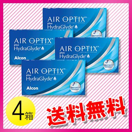 エアオプティクス プラス ハイドラグライド 6枚入×4箱 / 送料無料 / メール便