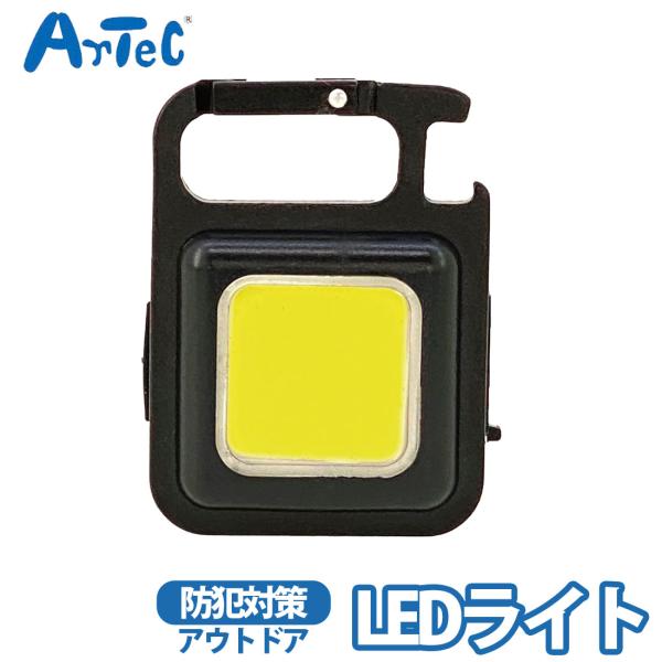 ワークライト LEDライト ミニキーホルダー 防災 セーフティグッズ コンパクト マグネット 磁石