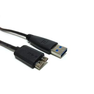 USB3.0ケーブル（MicroB 黒）0.47m（5本セット）　「MicroUSB ハードディスクケーブル 外付けハードディスクケーブル 外付けHDDケーブル」｜cabada