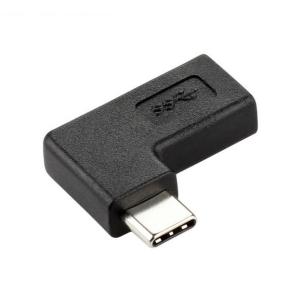 USB3.1 Type-C 変換 アダプタ（3個セット）  90度角度付き L字型 USB-C オス...