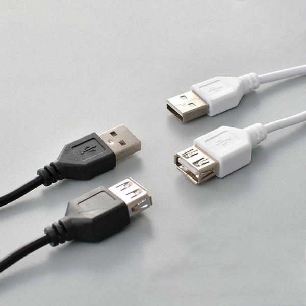 USB2.0ケーブル 1.5m（4本セット） （USBオス-USBメス・AM-AFタイプ） 「USB...