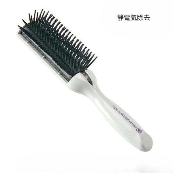 プロイデア ヘアブラシ 美容師さんの艶髪ブラシ 静電気除去タイプ PROIDEA サロン級ヘアブラシ...