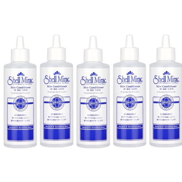シェルミラック プレ&amp;スキンコンディショナー 200ml 5個セット (5本セット スキンケアローシ...