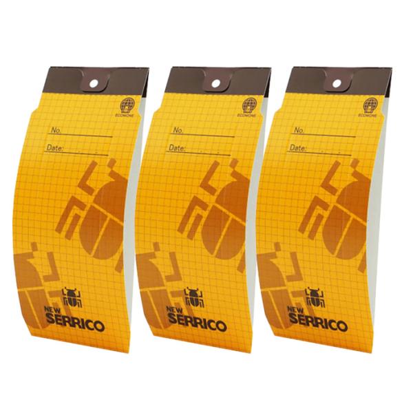 富士フレーバー ニューセリコ 3個セット タバコシバンムシ 害虫 駆除 捕獲 フェロモントラップ 3...