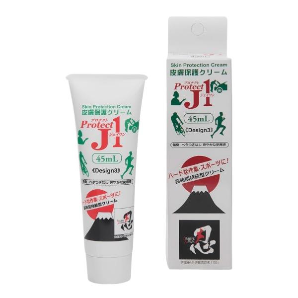プロテクトJ1 皮膚保護クリーム 45ml 送料別 アースブルー 股ずれ防止 靴擦れ 長時間持続型 ...
