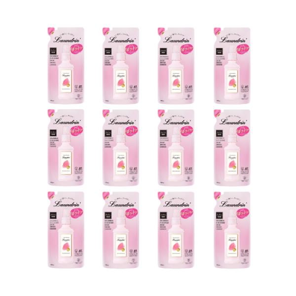 ランドリン 柔軟剤サクラチェリーブロッサム 2025 つめかえ 480ml 12個セット (Laun...