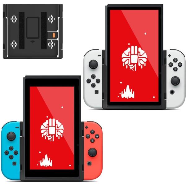 Switch用 縦画面 アタッチメント グリップ 縦持ち アーカイブゲーム 任天堂スイッチ 有機EL...
