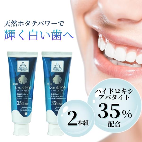 北栄 シェルピカ 80g 2個セット ハイドロキシアパタイト(基剤)国内最高35%配合！ 2本セット...