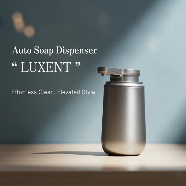 ステンレス ソープディスペンサー ルクセント 一年保証 自動 オートディスペンサー ハンドソープ お...
