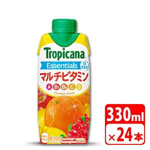 トロピカーナ エッセンシャルズ マルチビタミン 330ml 24本（2ケース） ソフトドリンク KIRIN-087111-2P｜cablestore