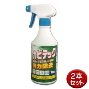 塩素系洗浄剤 カビテック 2本セット 400ml プロ向け業務用洗剤 ヤザワ KT01-2P 黒カビ 黒ズミ ぬめり落としに｜cablestore