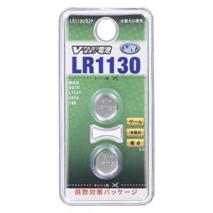 Vアルカリボタン電池 LR1130 2個入リ 1.5V OHM 07-9979 LR1130B2P リチウム ボタン コイン形電池 水銀ゼロ｜cablestore