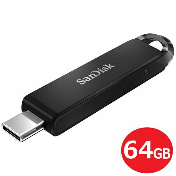 サンディスク USB3.1フラッシュメモリ 64GB Gen1 Type-Cコネクタ Ultra 1...