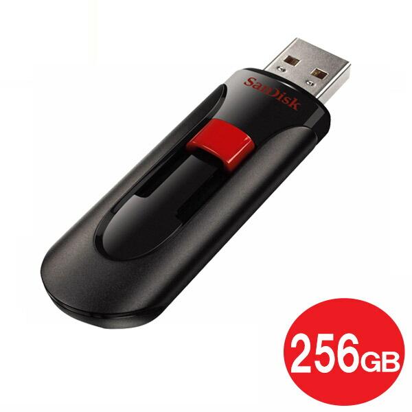 サンディスク USB2.0フラッシュメモリ 256GB Cruzer Glide SDCZ60-25...