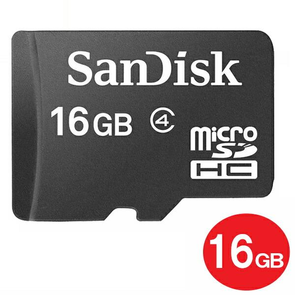 サンディスク microSDHCカード 16GB Class4 SDSDQM-016G-B35 Sa...