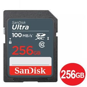 サンディスク SDXCカード 256GB ULTRA Class10 UHS-1 100MB/s SDSDUNR-256G-GN3IN SDカード SanDisk 海外リテール｜cablestore