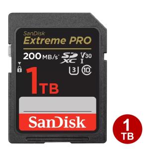 サンディスク SDXCカード 1TB EXTREME PRO Class10 UHS-1 U3 V30 200MB/s SDSDXXD-1T00-GN4IN SanDisk SDカード 海外リテール｜cablestore
