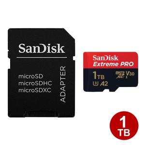 サンディスク microSDXCカード 1TB EXTREME Pro UHS-1 U3 V30 A2 200MB/s アダプター付 SDSQXCD-1T00-GN6MA SanDisk マイクロSD microSDカード 海外リテール｜ケーブルストア