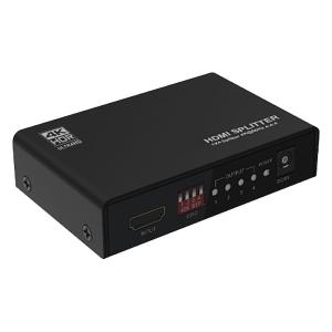 テック 4K対応 HDMI4分配器 ダウンスケール機能搭載 60Hz対応 HDMIスプリッター THDSP14D-4K60S HDMI ケーブル 分配器｜cablestore