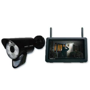 ユニデン センサーライト付 ワイヤレスセキュリティカメラ 防水型カメラ×1台＋モニターセット UCL9001 フルHD 防犯カメラ ワイヤレス 屋外 屋内の商品画像