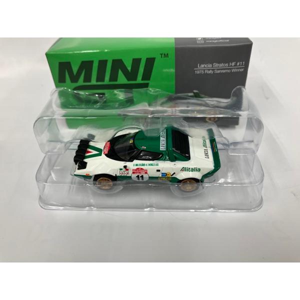 MiniGT 1/64 ランチャ　ストラトス HF サンレモラリー1975　優勝