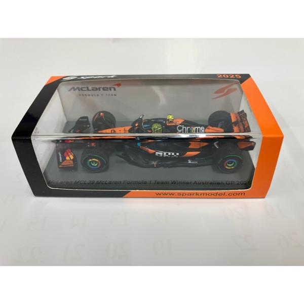 Spark 1/43 マクラーレンMCL39 F1 オーストラリアGP2025 ノリス　優勝