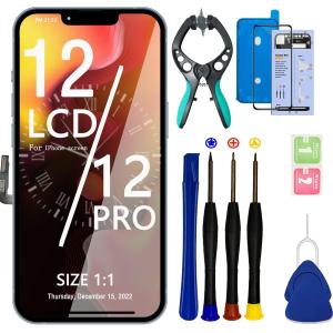 iPhone 12/12pro 純正フロントパネル液晶パネル iPhone 12 Pro 純正 フロントパネル Aランク 修理 部品 パーツ