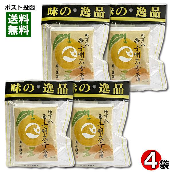 井上商店 ゆず入辛子明太子茶漬け 4食入り×4袋まとめ買いセット