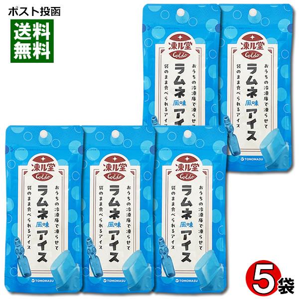凍ル堂 ラムネアイス 80g×5袋詰め合わせセット 凍らせる果実アイス 友桝飲料 TOMOMASU ...
