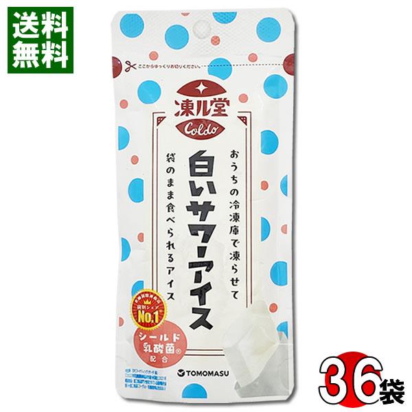 凍ル堂 白いサワーアイス 80g×36袋まとめ買いセット 凍らせる果実アイス 友桝飲料 TOMOMA...