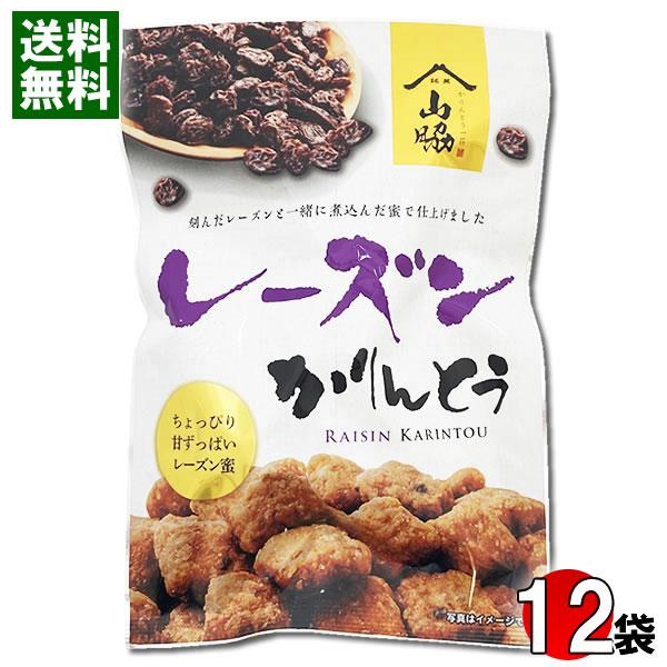 レーズンかりんとう 90g入り×12袋まとめ買いセット 保存料・酸化防止剤不使用 山脇製菓
