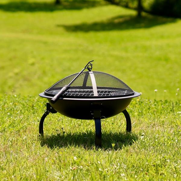 焚き火もBBQもこれ1台！安心＆便利な万能焚き火台　cacomoca Fire Pit HORBAL...