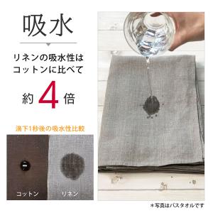 リネン フェイスタオル ピュアリネン 日本製 ...の詳細画像2