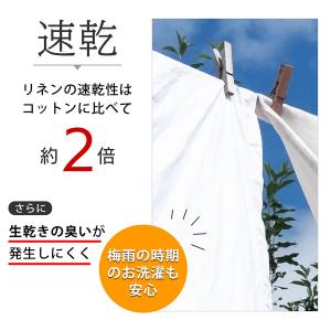 リネン フェイスタオル ピュアリネン 日本製 ...の詳細画像3