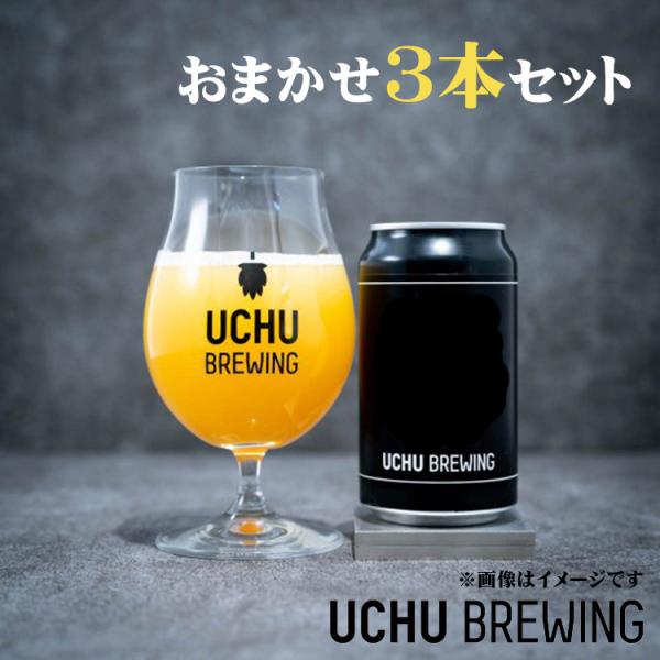 【発泡酒】うちゅうビール 宇宙ビール おまかせ3本セット うちゅうブルーイング UCHU BREWI...