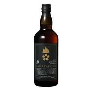 ブレンデッドウイスキー山桜　黒ラベル　40%ＹＡＭＡＺＡＫＵＲＡ 700ml　笹の川酒造