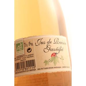 ジュ・ド・レザン・ガゼイフィエ　白 ドメーヌ・エリザベス/ポール・ジロー　スパークリングジュースと同...