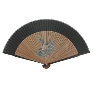 扇子 男持ち短地シルクペンテックス 鷹 22cm