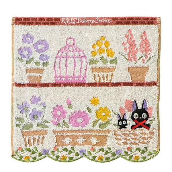 メール便OK 魔女の宅急便　ミニタオル　お気に入りの花(2024)