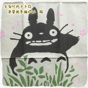 かまわぬ メール便OK ジブリ グッズ となりのトトロ 本染め手拭い 雨縞