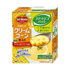 コーン 濃厚 クリーム コーン 粒入り 380g 紙パック カーネルタイプ キッコーマン デルモンテ