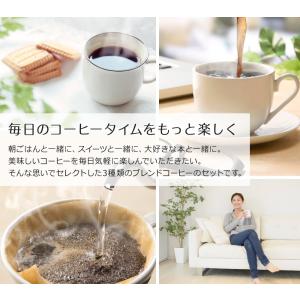 コーヒー コーヒー豆 粉 ブレンド3種類飲み比...の詳細画像3