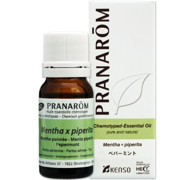 ペパーミント 10ml （プラナロム）（精油 エッセンシャルオイル アロマテラピー オーガニック 天...