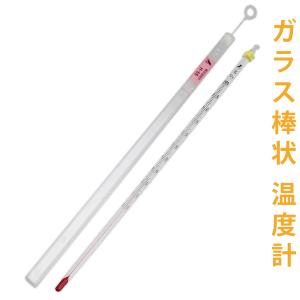 ガラス棒状 温度計 100℃ (アルコール ケー...の商品画像