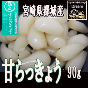 甘らっきょう　上沖産業　80g×1袋　   宮崎県都城産
